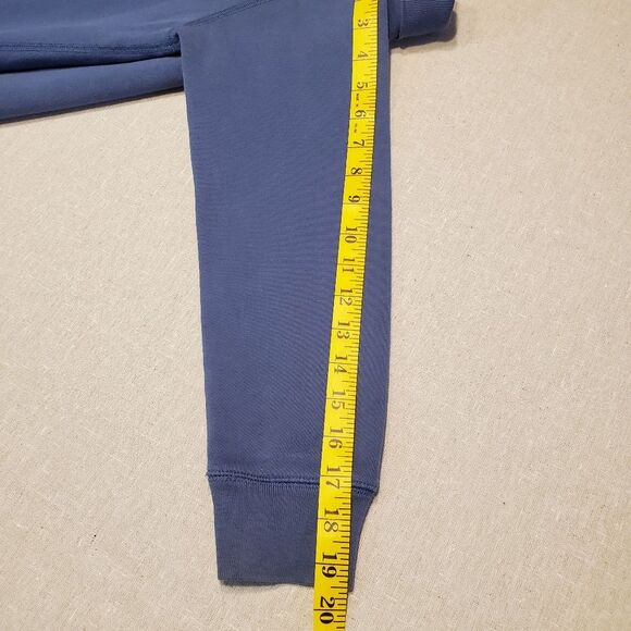 Blue Polo Quarter Zip Collared Sweatshirt in Youth Size M 12-14 - Picture 6 of 10